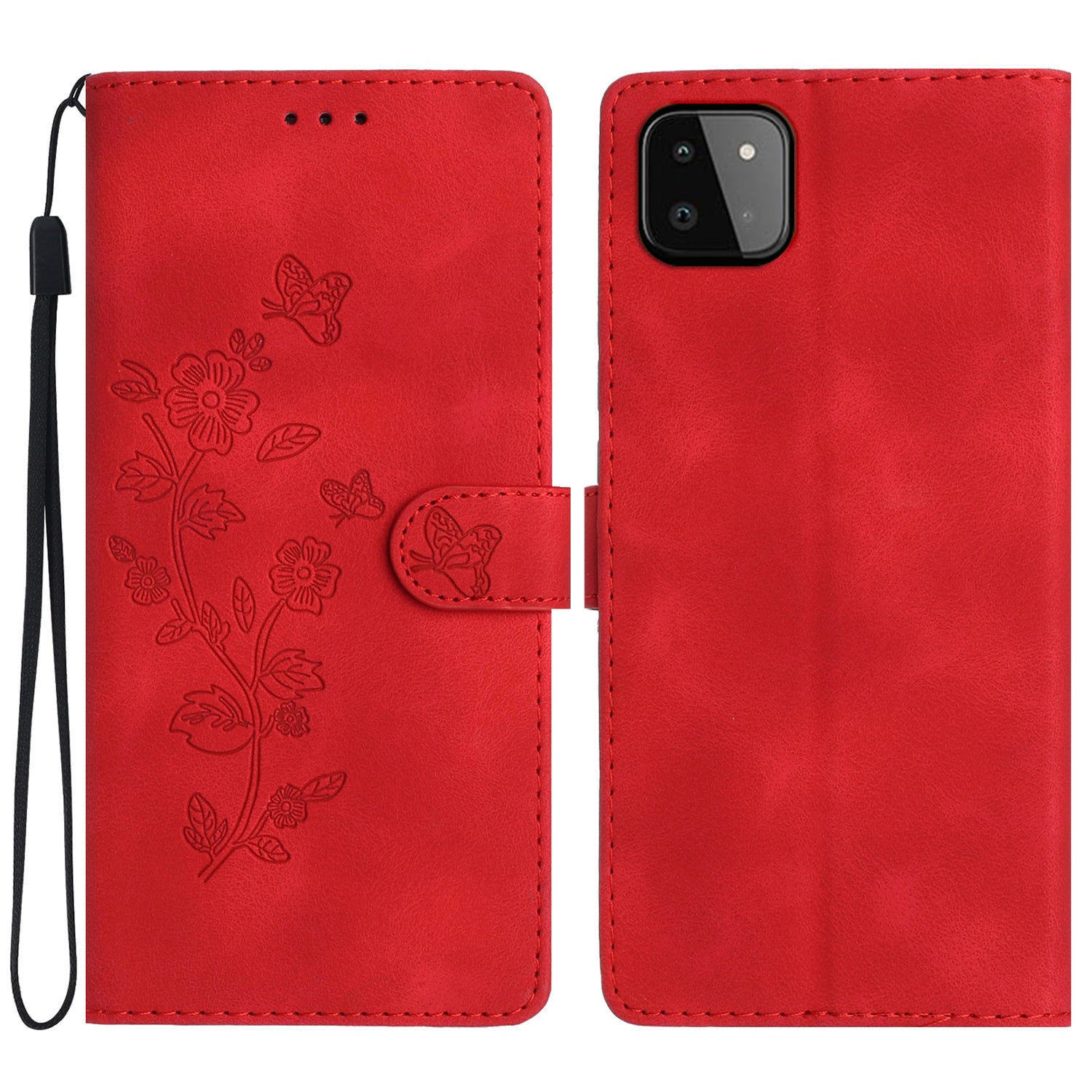 For Samsung Galaxy A22 5G (EU Version) PU Leather Wallet Phone Cover Flower Imprint Folding Stand Case For Samsung Galaxy A22 5G (EU Version) PU Leather Wallet Phone Cover Flower Imprint Folding Stand Case